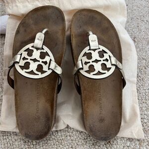 Tory Burch Metallic Sandals
